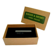 Bassin and Brown Plain Tie Bar - Black