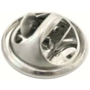 Bassin and Brown Vinyl Disc Lapel Pin - Black