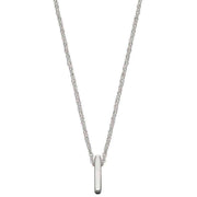 Beginnings I Initial Plain Necklace - Silver