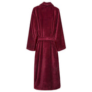 Bown of London Baroness Plain Velour Dressing Gown - Burgundy