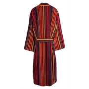 Bown of London Regent Stripe Dressing Gown - Orange/Purple/Red