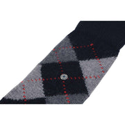 Burlington Preston Argyle Socks - Navy/Blue/Grey