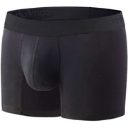 Comfyballs No Show Cotton Long Boxer - Ghost Black