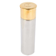 David Van Hagen 2-Tone Gun Cartridge 3 oz Hip Flask - Silver/Gold
