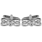 David Van Hagen Celtic Cufflinks - Silver