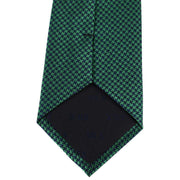 David Van Hagen Houndstooth Tie - Green/Navy