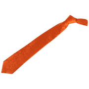 David Van Hagen Paisley Tie - Orange