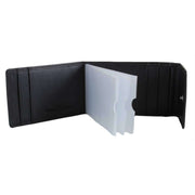 David Van Hagen Plastic Insert Card Case - Black