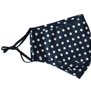 David Van Hagen Polka Dot Reusable Face Mask - Navy