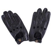 Dents Delta Leather Driving Gloves - Black