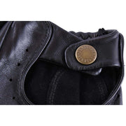 Dents Delta Leather Driving Gloves - Black