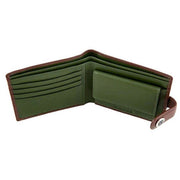 Dents Eden Security Billfold Wallet - English Tan/Olive