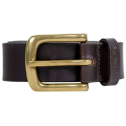 Dents Heritage Smooth Leather Belt - Brown