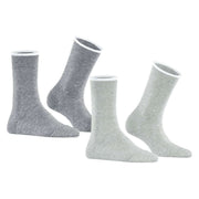 Esprit Allover Stripe 2 Pack Socks - Green