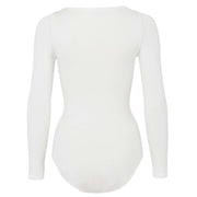 Falke Fine Cotton Long Sleeved Bodysuit - Ivory