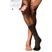 Falke No6 Finest Merino and Silk Socks - Brown