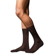 Falke No6 Finest Merino and Silk Socks - Brown