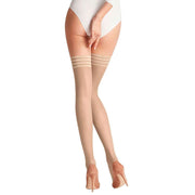 Falke Pure Matt 20 Denier Stay Up Stockings - Cocoon Beige