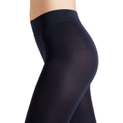 Falke Seidenglatt 80 Den Opaque Shining Tights - Marine Navy