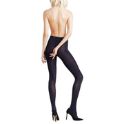 Falke Seidenglatt 80 Den Opaque Shining Tights - Marine Navy