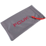 French Connection Metal Rectangle Sunglasses - Dark Gunmetal Grey