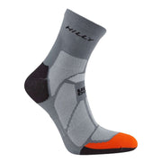 Hilly Marathon Fresh Anklet Min Socks - Granite/Orange