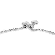 KJ Beckett Tree of Life Adjustable Bracelet - Silver
