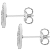 KJ Beckett Tree of Life Stud Earrings - Silver