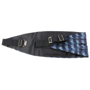 Knightsbridge Neckwear Bow Tie and Cummerbund Set - Blue