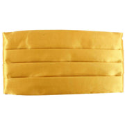 Knightsbridge Neckwear Bow Tie and Cummerbund Set - Yellow