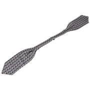 Knightsbridge Neckwear Circles Silk Cravat - Black/Grey
