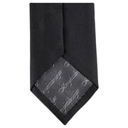 Knightsbridge Neckwear Diagonal Diamante Skinny Tie - Black/Silver