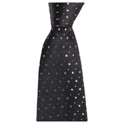 Knightsbridge Neckwear Glitter Tie - Black