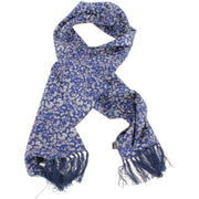 Knightsbridge Neckwear Paisley Silk Scarf - Blue