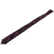 Knightsbridge Neckwear Paisley Silk Skinny Tie - Purple