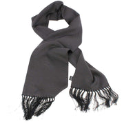 Knightsbridge Neckwear Pin Dot Silk Scarf - Black
