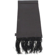 Knightsbridge Neckwear Pin Dot Silk Scarf - Black
