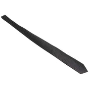 Knightsbridge Neckwear Plain Diagonal Ribbed Tie - Black