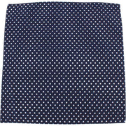 Knightsbridge Neckwear Polka Dot Pocket Square - Navy/Blue