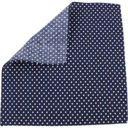 Knightsbridge Neckwear Polka Dot Pocket Square - Navy/Blue