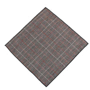 Knightsbridge Neckwear Prince of Wales Check Tie and Pocket Square Set - Black/Red