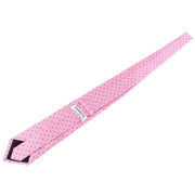 Knightsbridge Neckwear Spotted Silk Tie - Pink/Navy