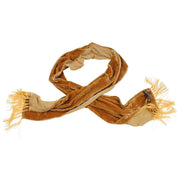Knightsbridge Neckwear Velvet Scarf - Gold