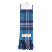 Locharron of Scotland Earl of St Andrews Lambwool Scarf - Blue/White