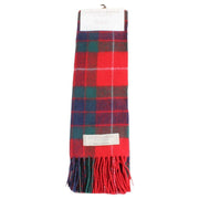 Locharron of Scotland Fraser Red Modern Lambwool Scarf - Red/Dark Green/Navy
