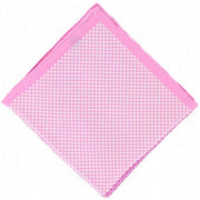 Michelsons of London 4 Pattern Silk Pocket Square - Pink