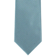 Michelsons of London Bright Puppytooth Polyester Tie - Teal Blue