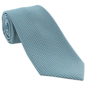 Michelsons of London Bright Puppytooth Polyester Tie - Teal Blue