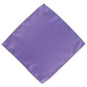 Michelsons of London Contast Floral Bow Tie and Plain Pocket Square Set - Lilac