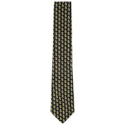 Michelsons of London Gingerbread Christmas Polyester Tie - Dark Navy